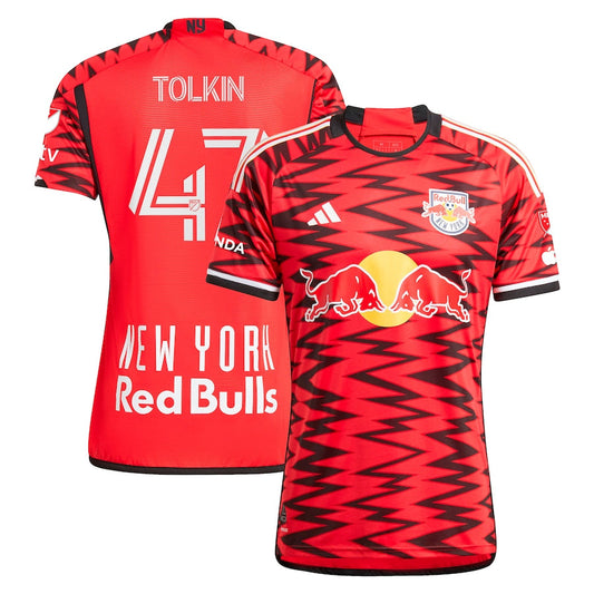 John Tolkin New York Red Bulls 2024 Legacy  Player Shirt – Red