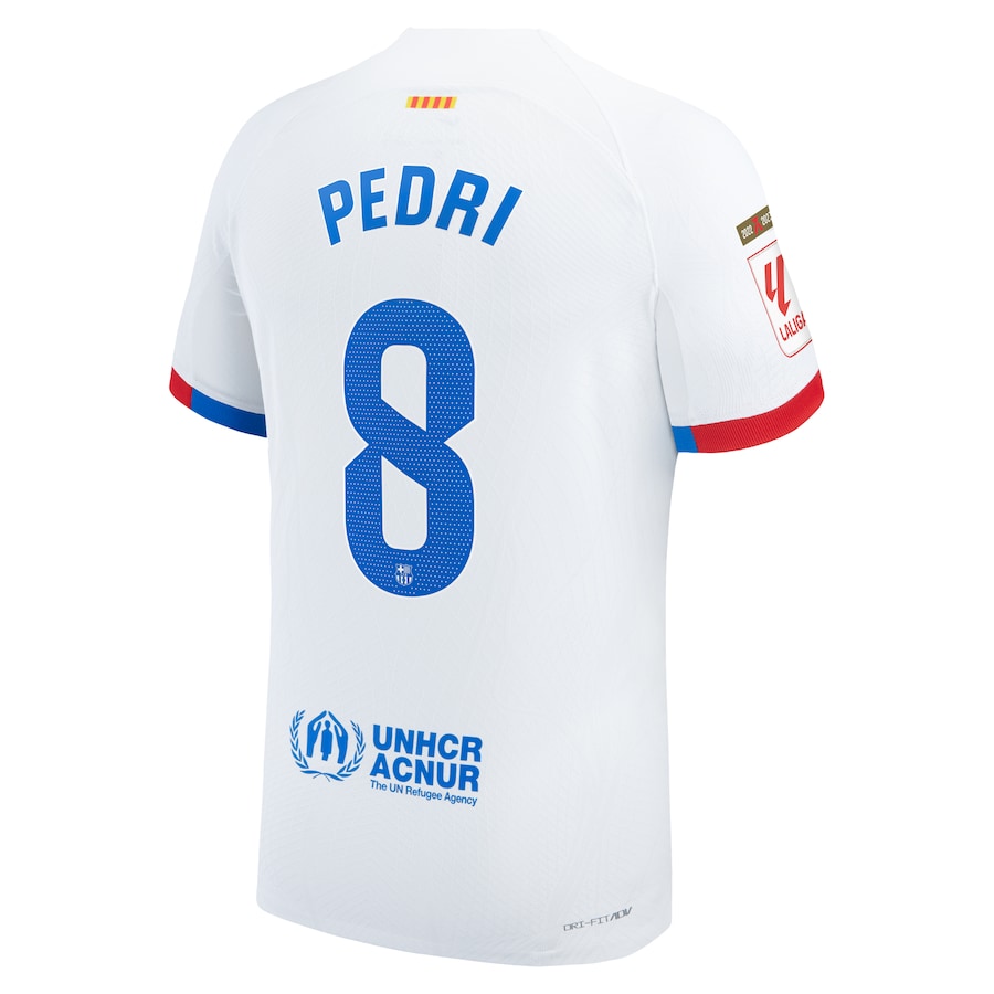 Pedri Barcelona 2023/24 Away Shirt - Aqua