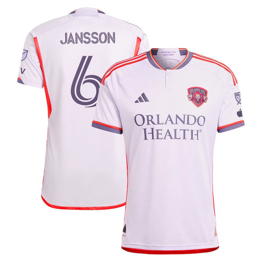 Robin Jansson Orlando City SC 2024 Legacy Kit  Player Shirt – Purple