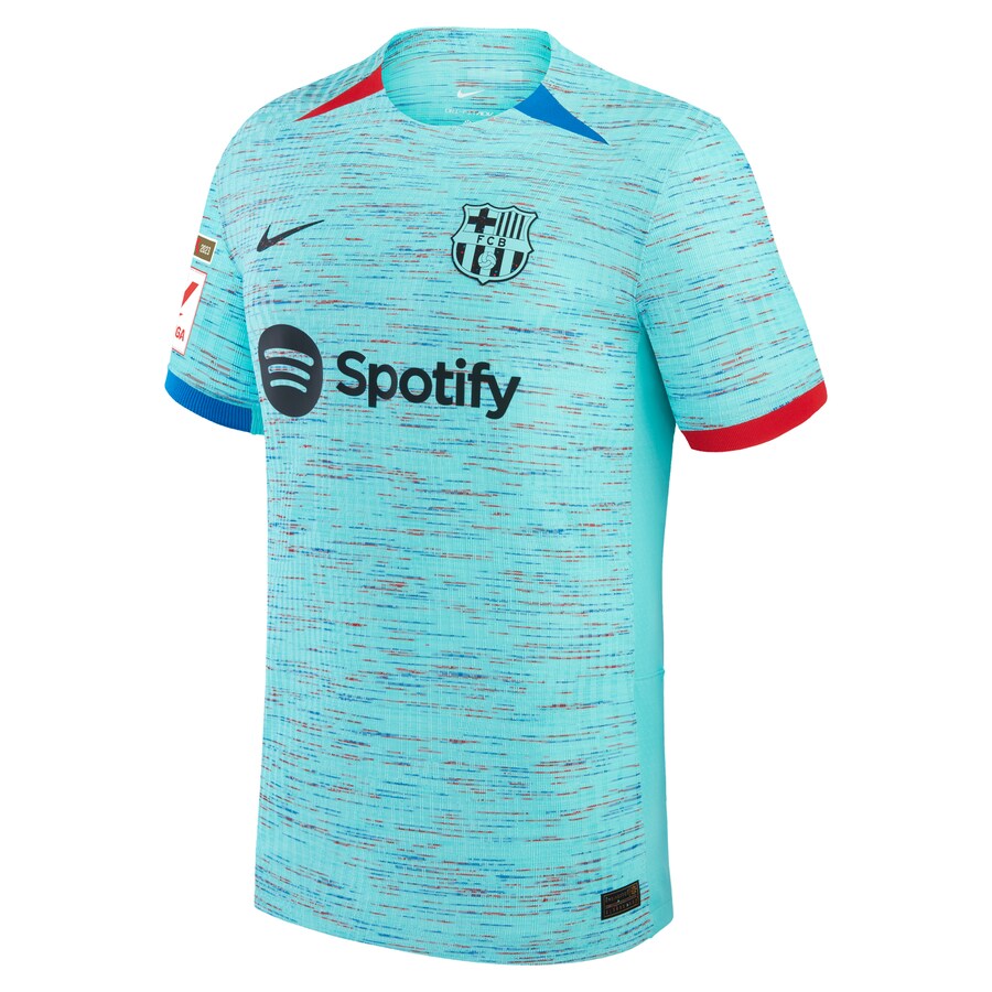 Gavi Barcelona 2023/24 Third Shirt - Aqua