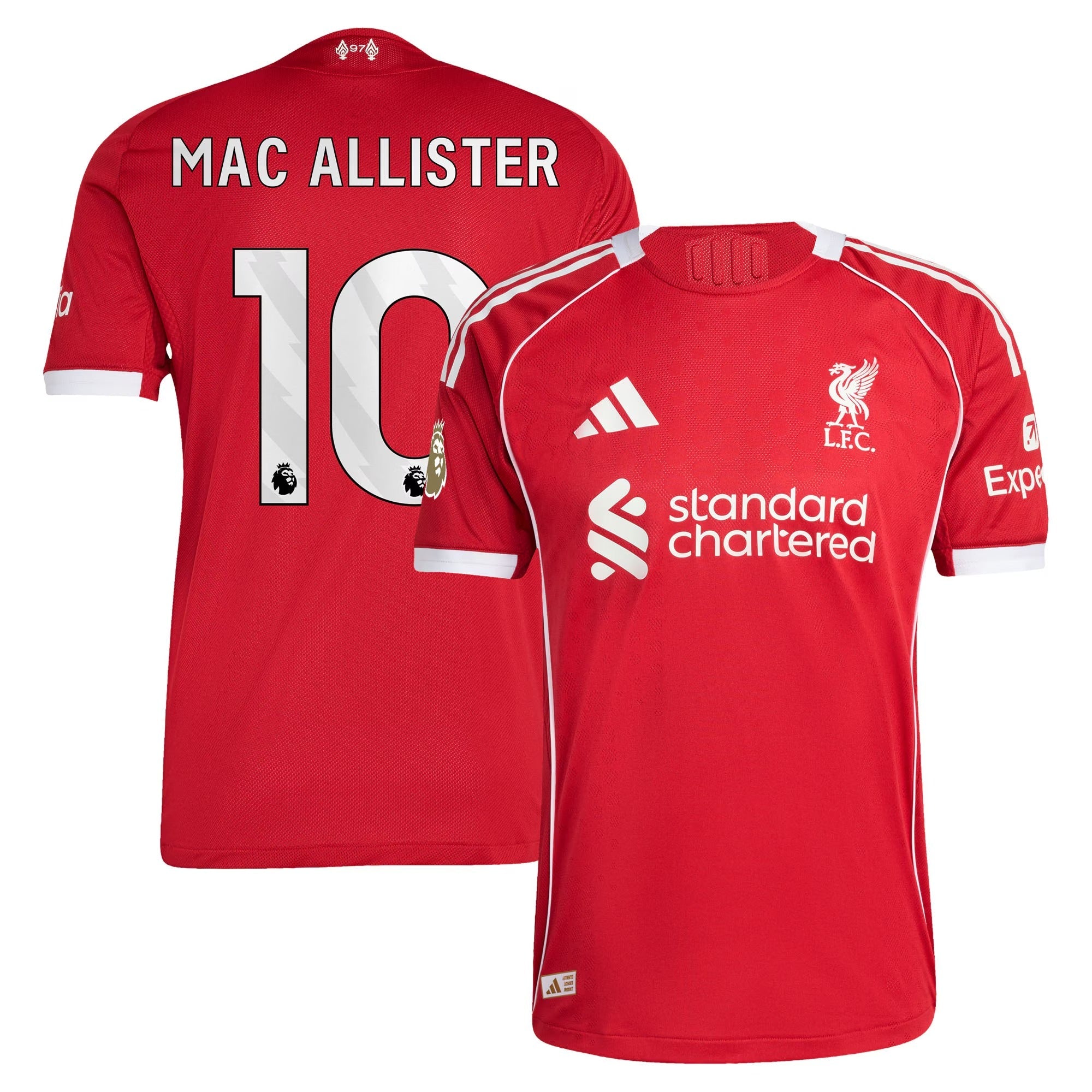 Alexis Mac Allister Liverpool 2025/26 Home Soccer Shirt - Red