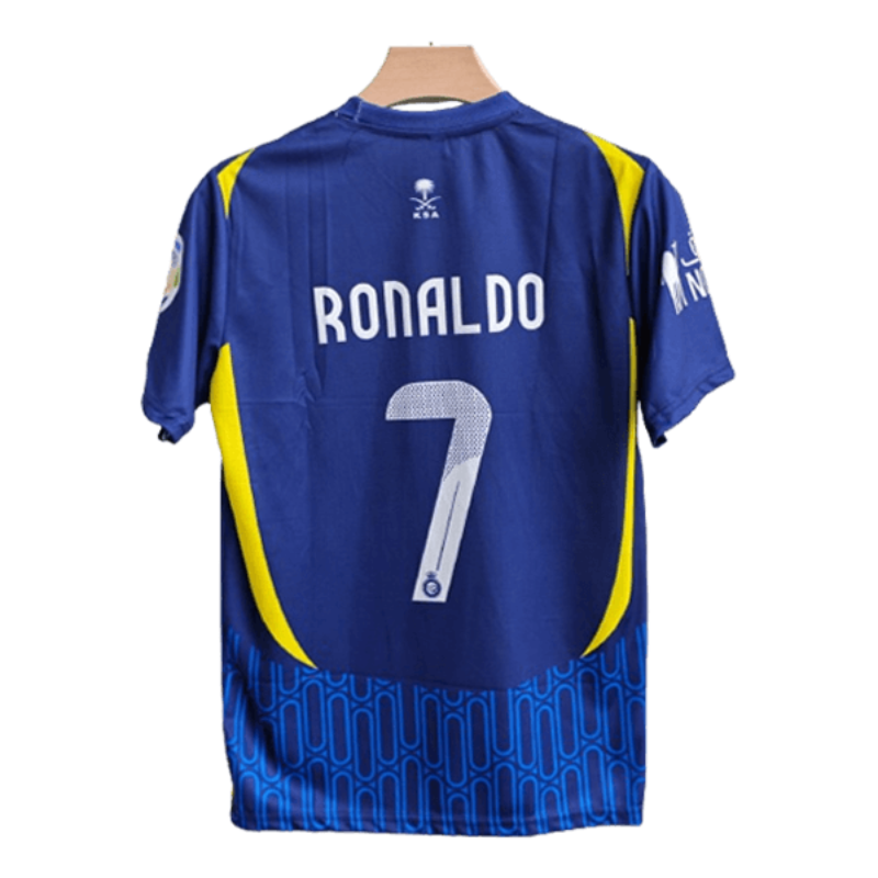 Al nassr 2024-25 C.Ronaldo 7 Away Shirt - Blue