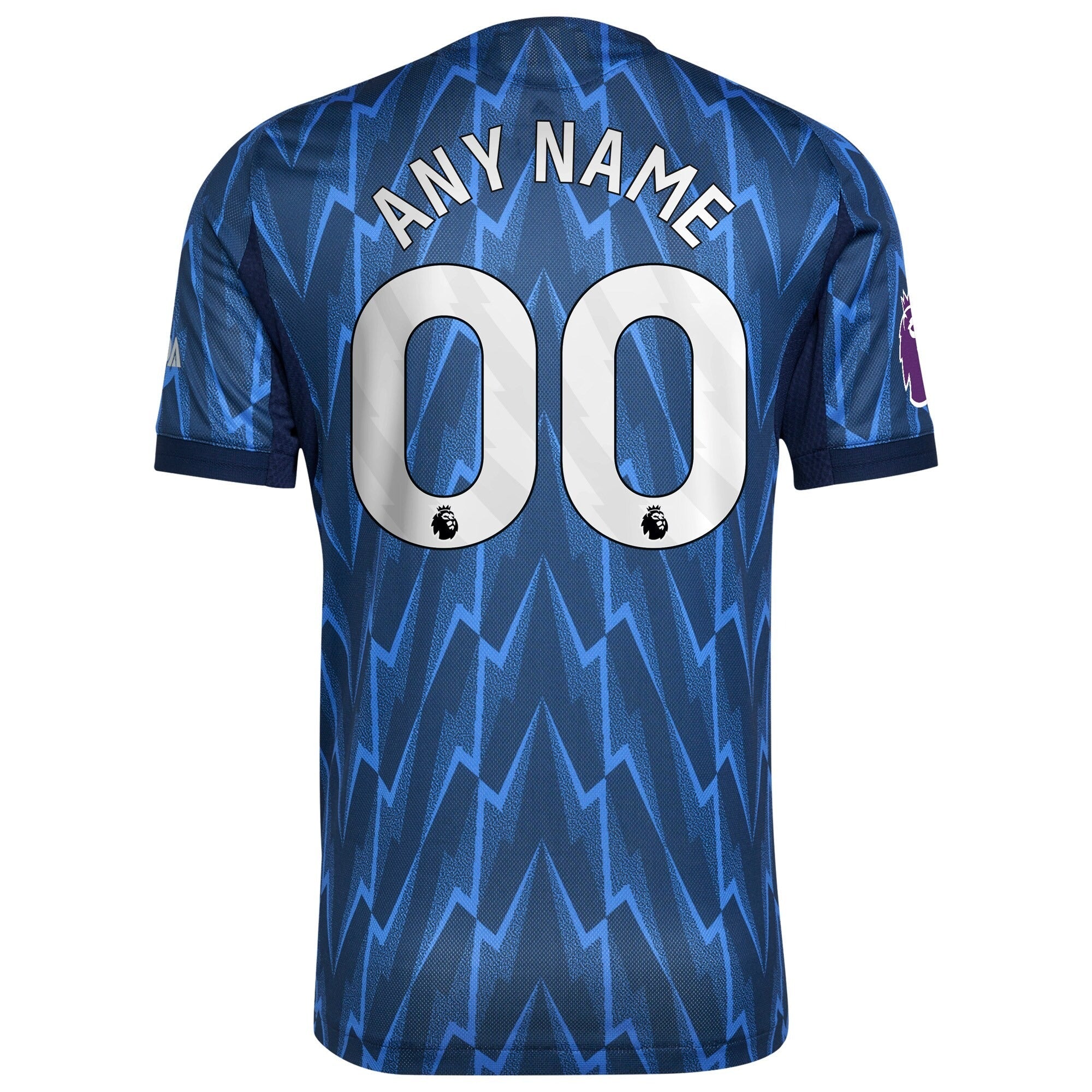 Arsenal adidas 2025/26 Away Custom Soccer Shirt - Blue