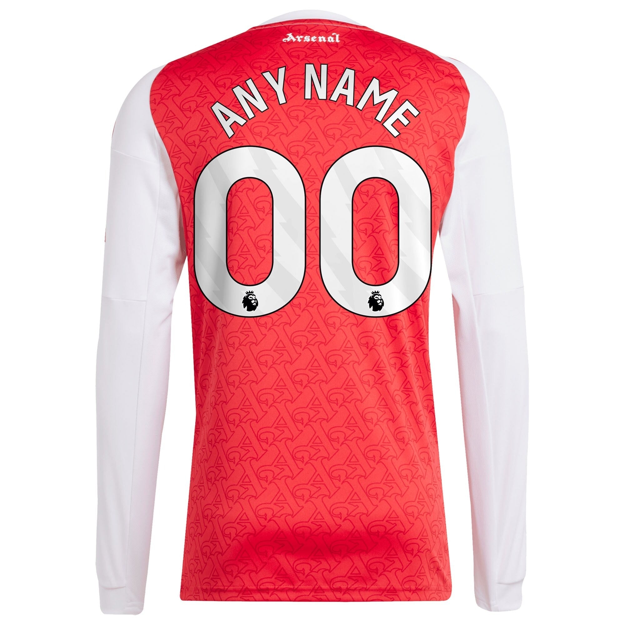 Arsenal adidas 2025/26 Home Long Sleeve Custom Soccer Shirt - Red