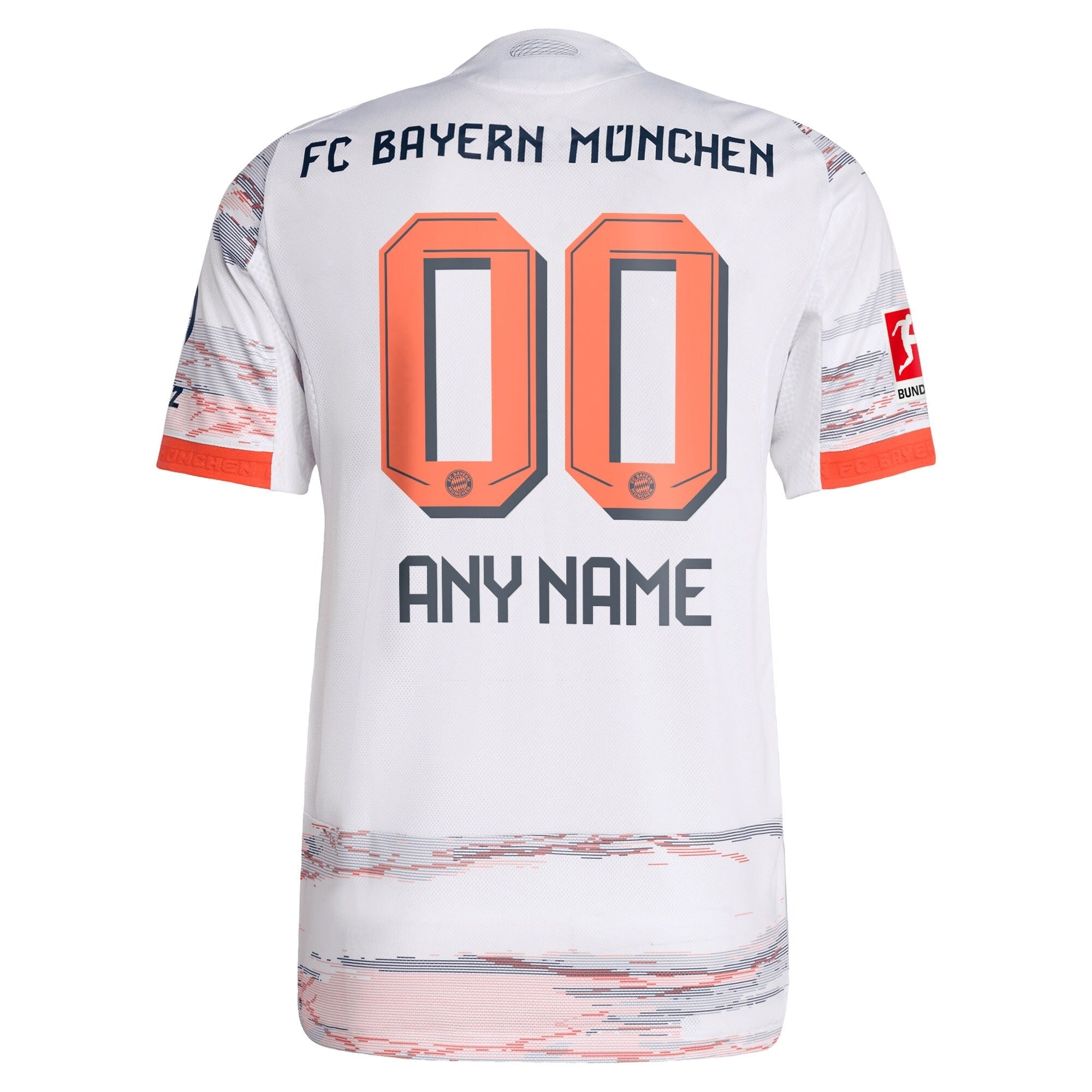 Bayern Munich adidas 2025/26 Away Custom Soccer Shirt - White