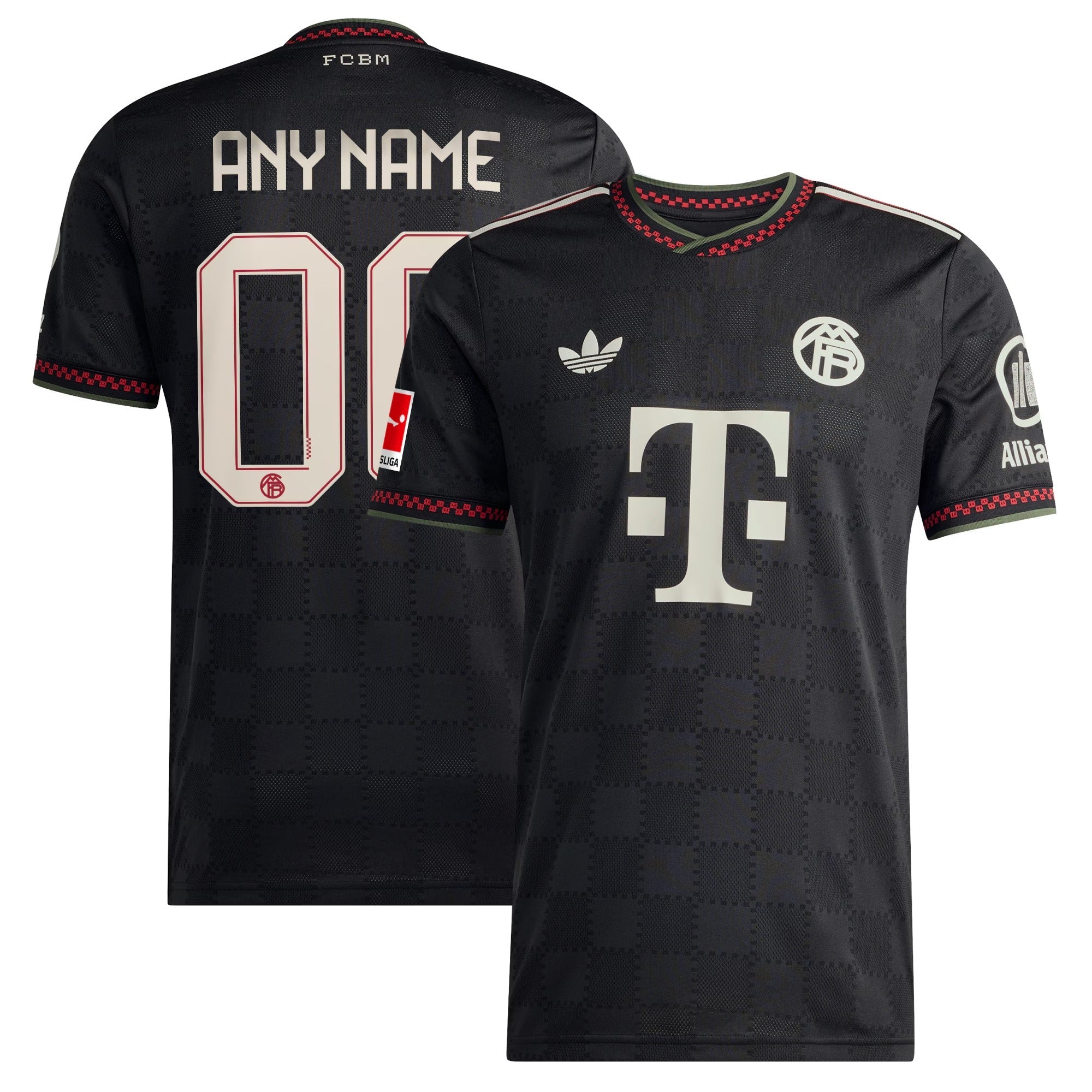 Bayern Munich adidas 2025/26 Third Custom Soccer Shirt - Black