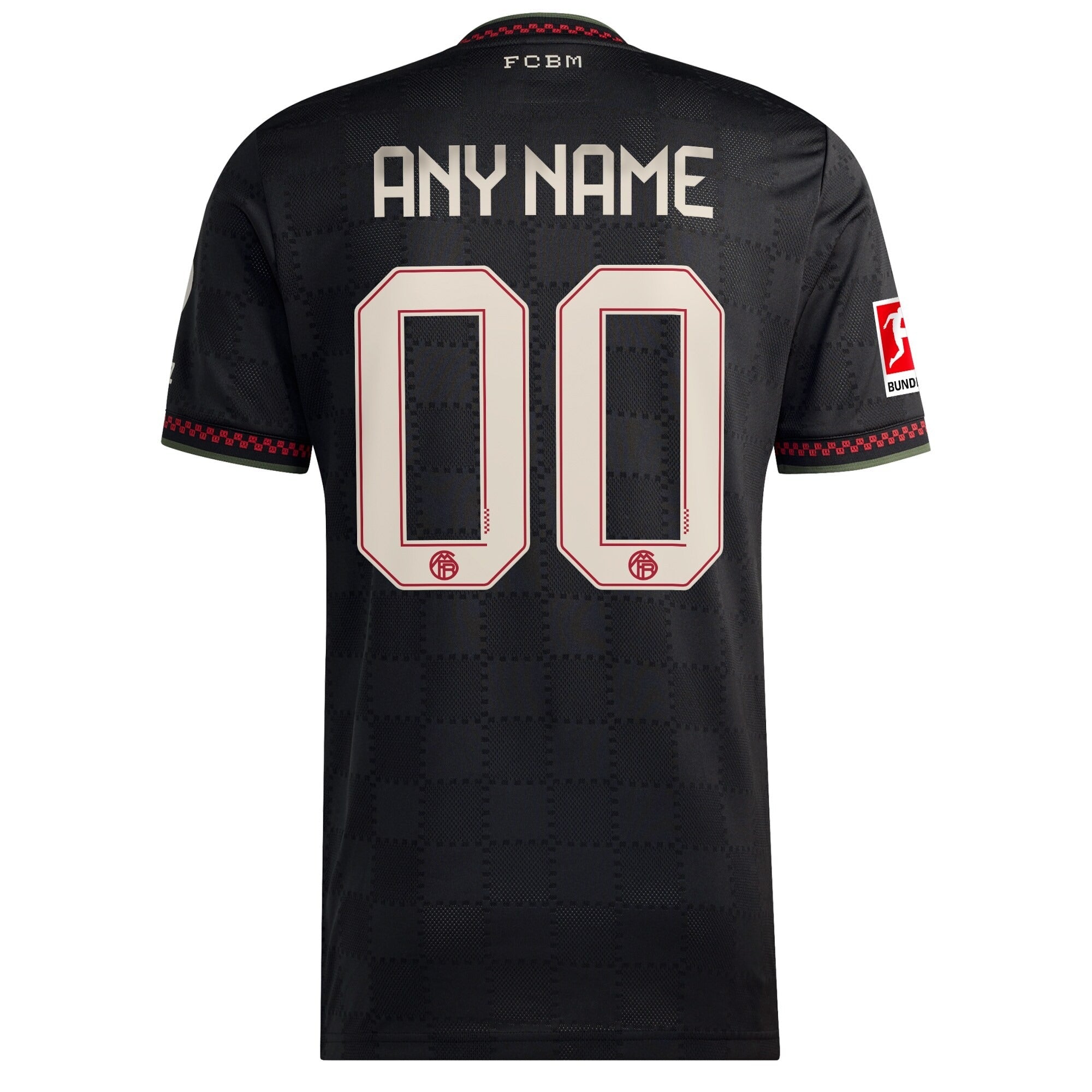 Bayern Munich adidas 2025/26 Third Custom Soccer Shirt - Black