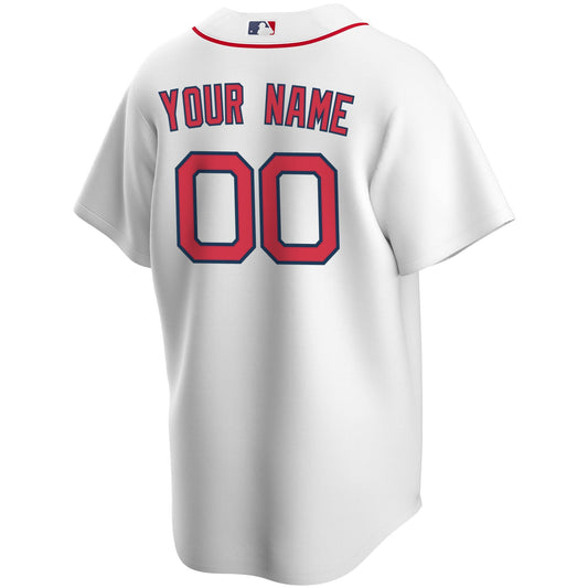 Boston Red Sox Home Custom Shirt - White