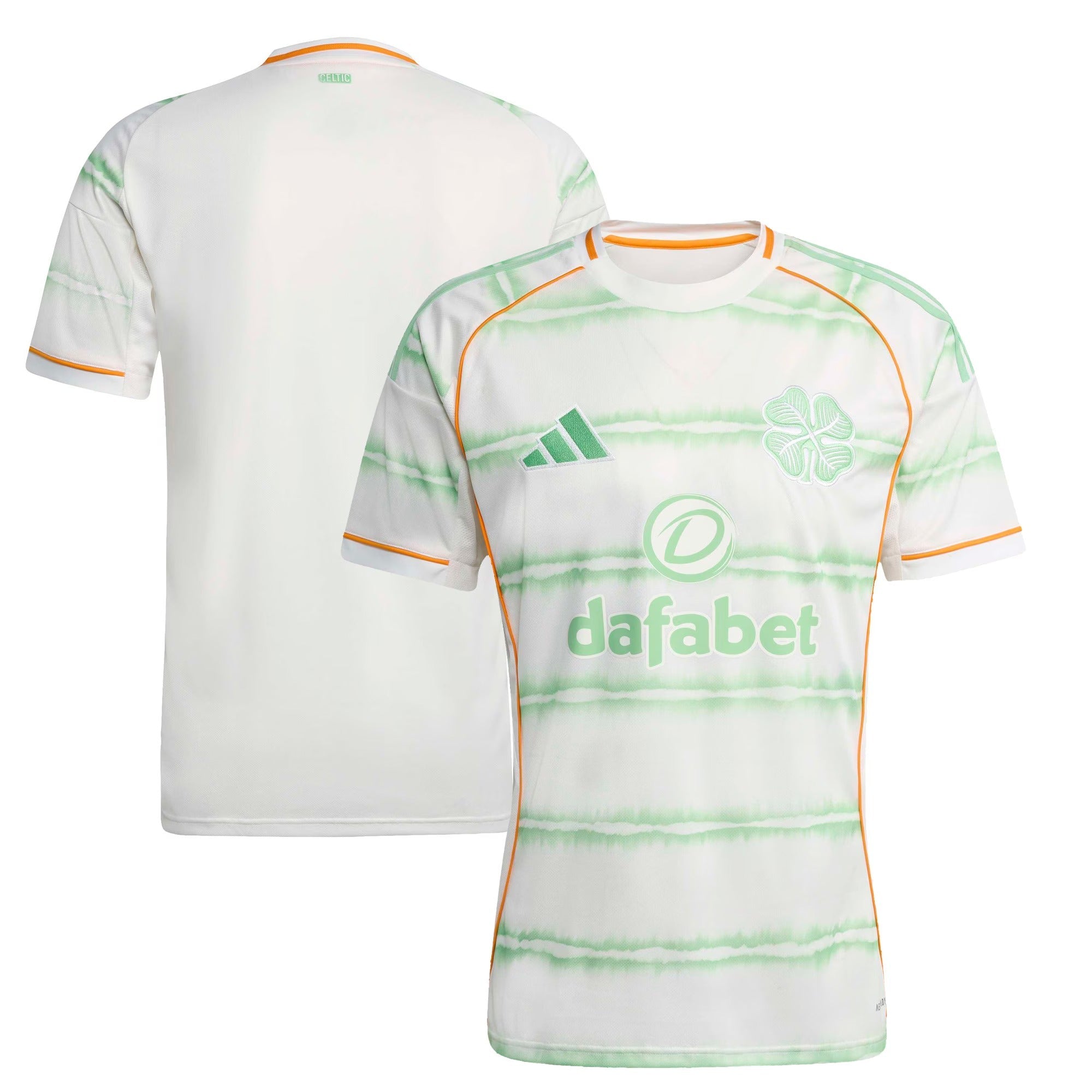 Celtic adidas 2025/26 Third Custom Soccer Shirt - White