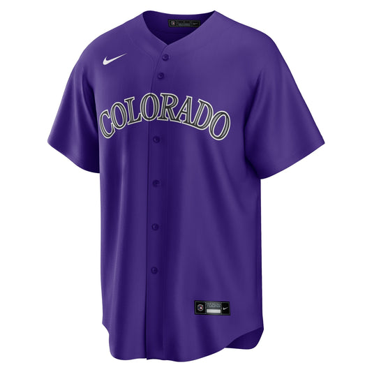 Charlie Blackmon Colorado Rockies Alternate Player Name Shirt - Purple
