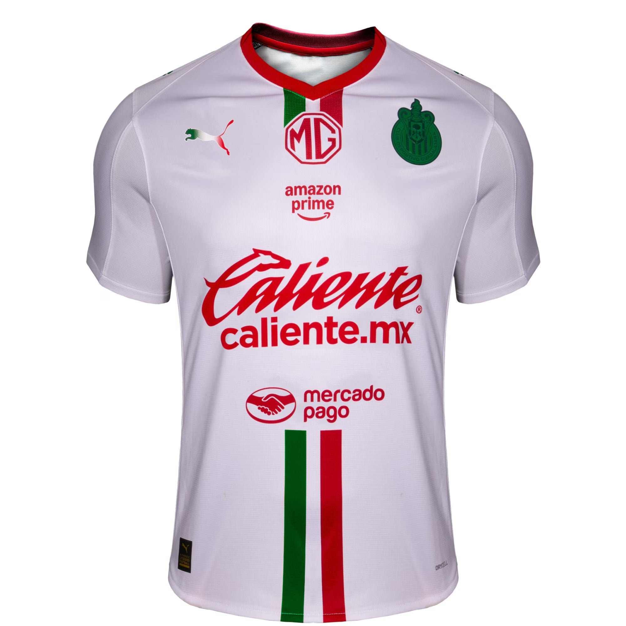 Chivas Puma 2025/26 Away Soccer Shirt - White