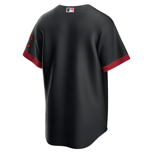 Cincinnati Reds City Connect Custom Shirt - Black