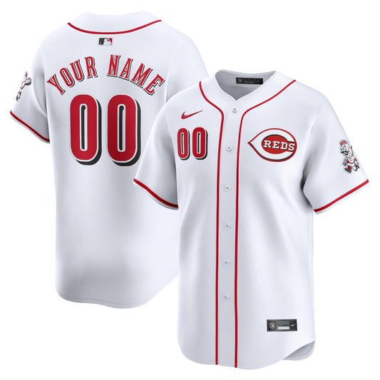 Cincinnati Reds Home Limited Custom Shirt - White