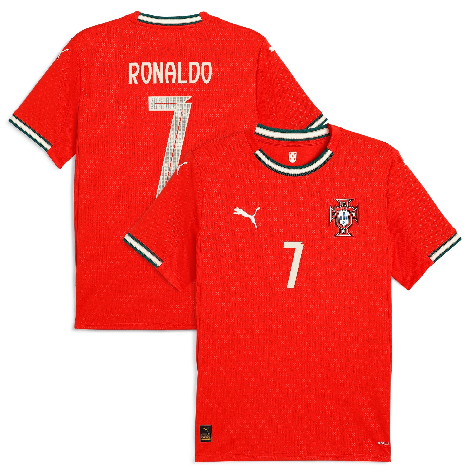 Cristiano Ronaldo 7 Portugal National Team 2025/26 Home Shirt - Red