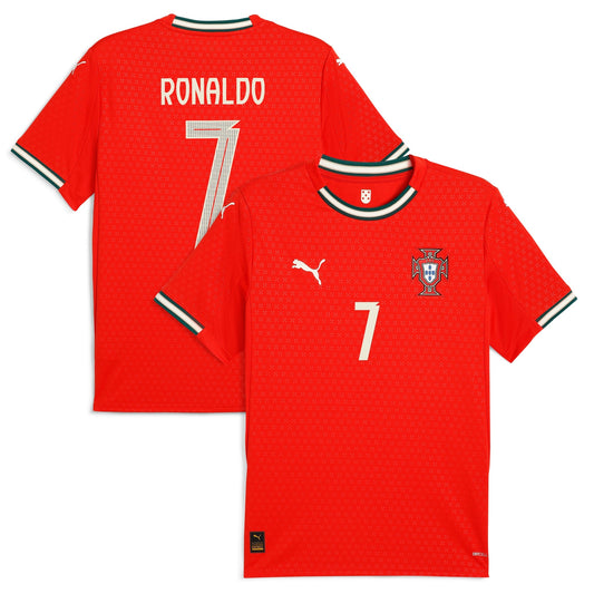 Cristiano Ronaldo 7 Portugal National Team 2025/26 Home Shirt - Red