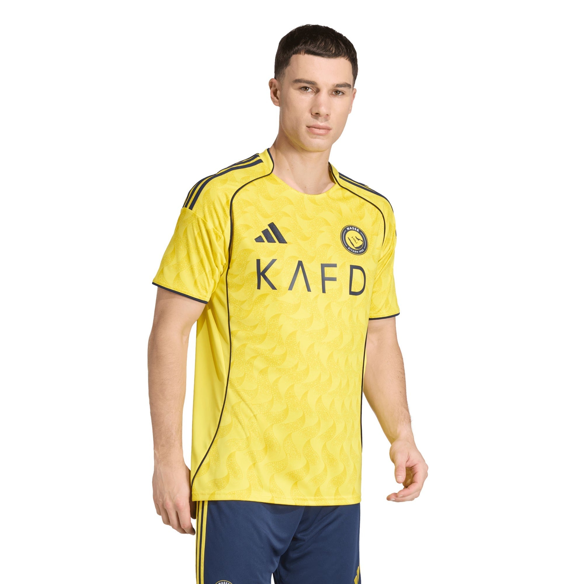 Cristiano Ronaldo 7# Al-Nassr FC adidas 2025/26 Home Player Soccer Shirt – Yellow