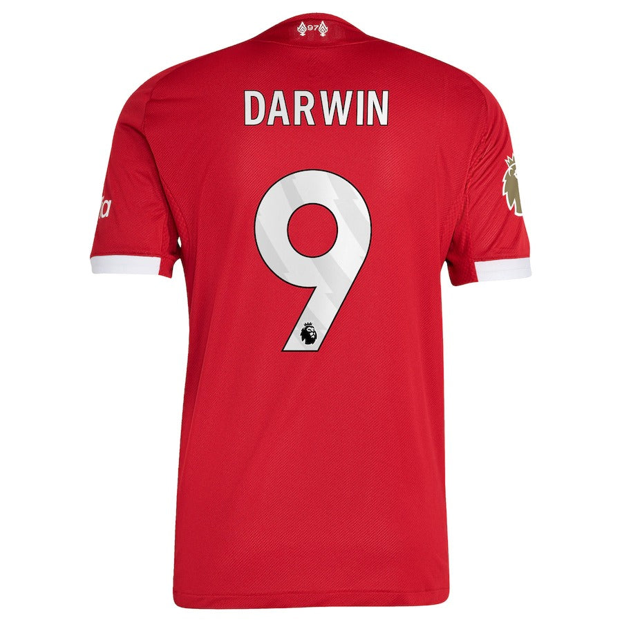 Darwin Núñez Liverpool 2025/26 Home Soccer Shirt - Red