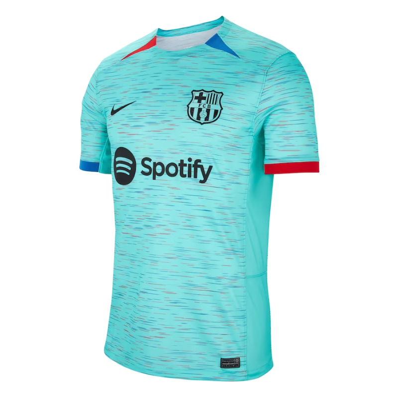 Fc Barcelona 2023/24 Third Customized Shirt - Aqua