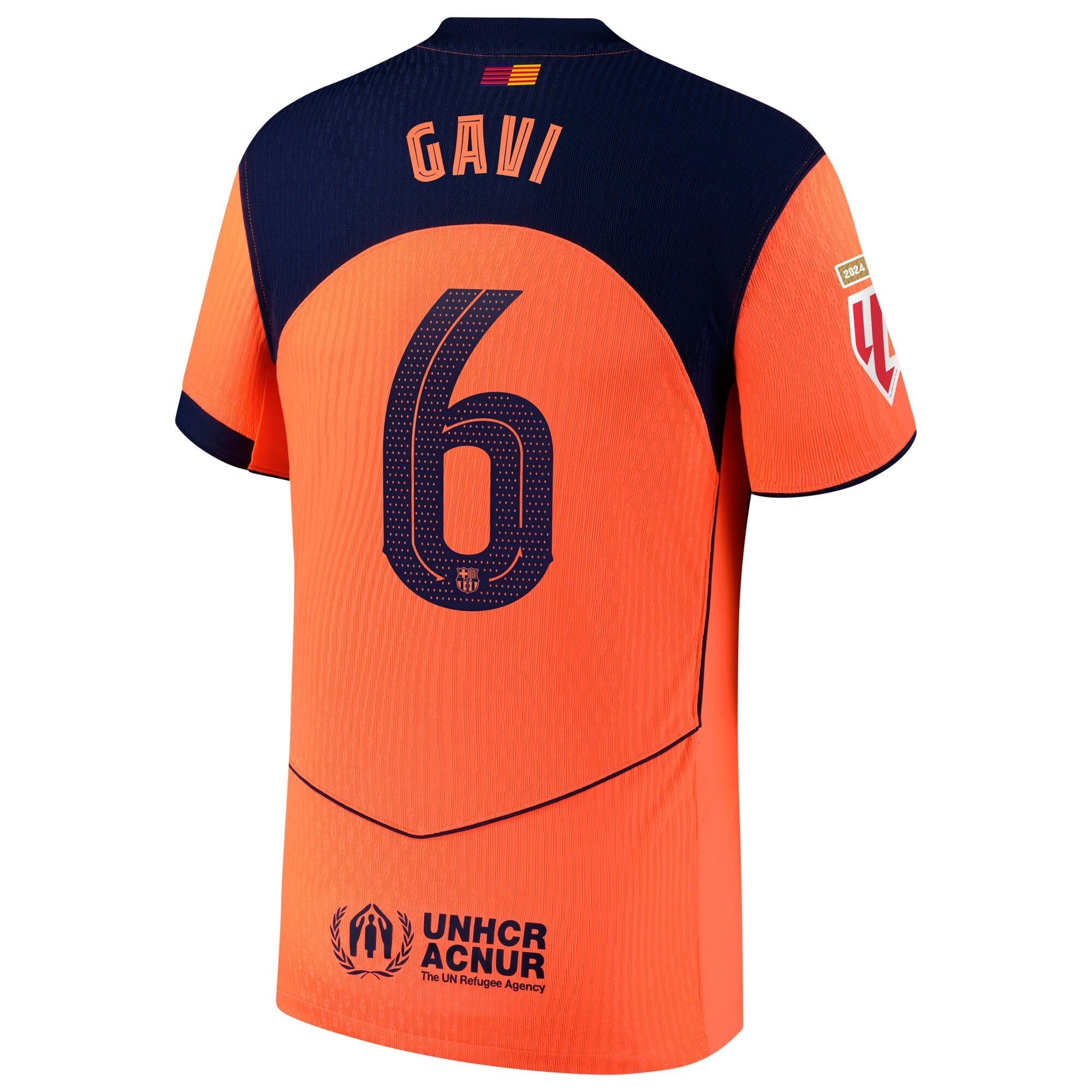 Gavi Barcelona teams 2025/26 Third Player Soccer Shirt - Orange