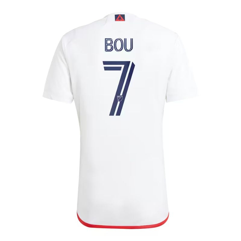 Gustavo Bou New England Revolution Unisex Shirt 2023/24 - White - Jersey Teams World
