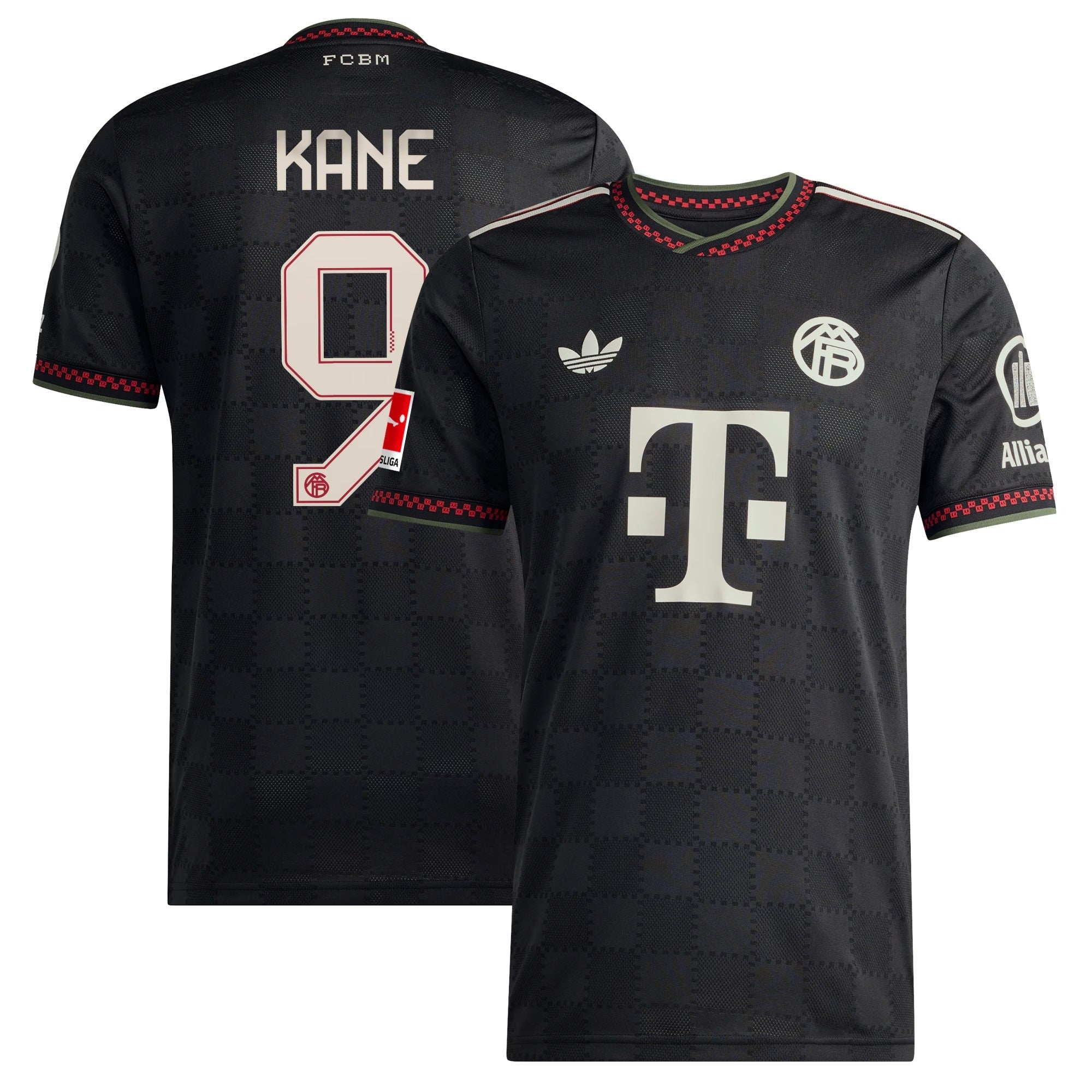 Harry Kane Bayern Munich adidas 2025/26 Third Player Soccer Shirt - Black