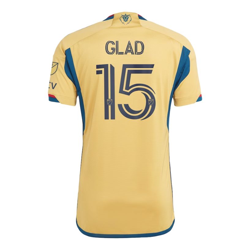 Justen Glad Real Salt Lake Unisex Shirt 2023/24 Player Jersey - Gold - Jersey Teams World