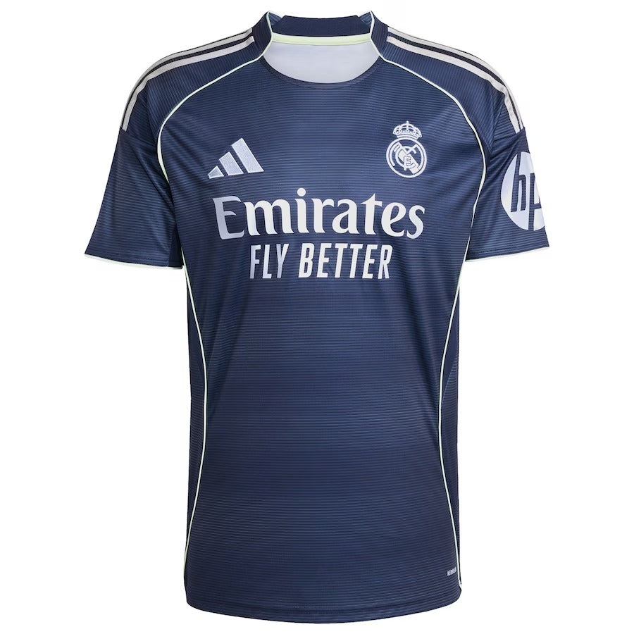 Kylian Mbappé Real Madrid adidas 2025/26 Away Player Soccer Shirt - Blue