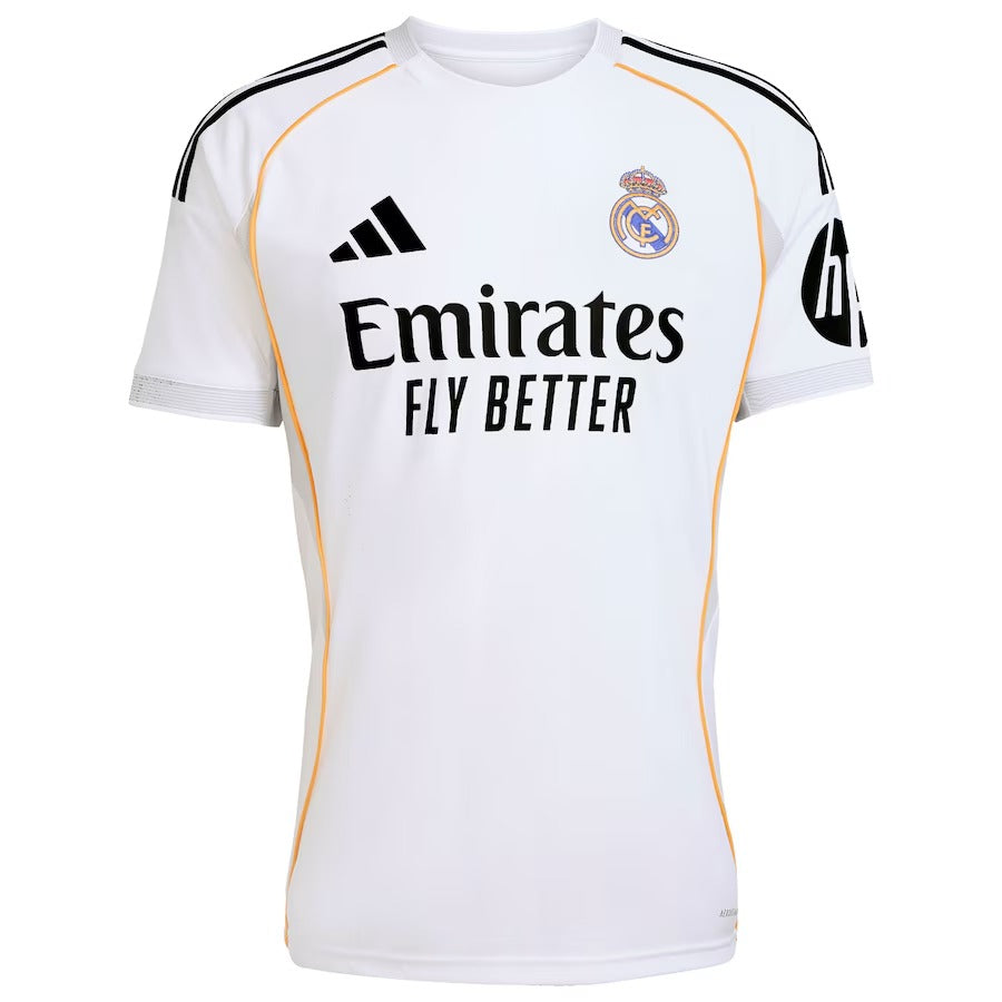 Kylian Mbappé Real Madrid adidas 2025/26 Home Player Soccer Shirt - White
