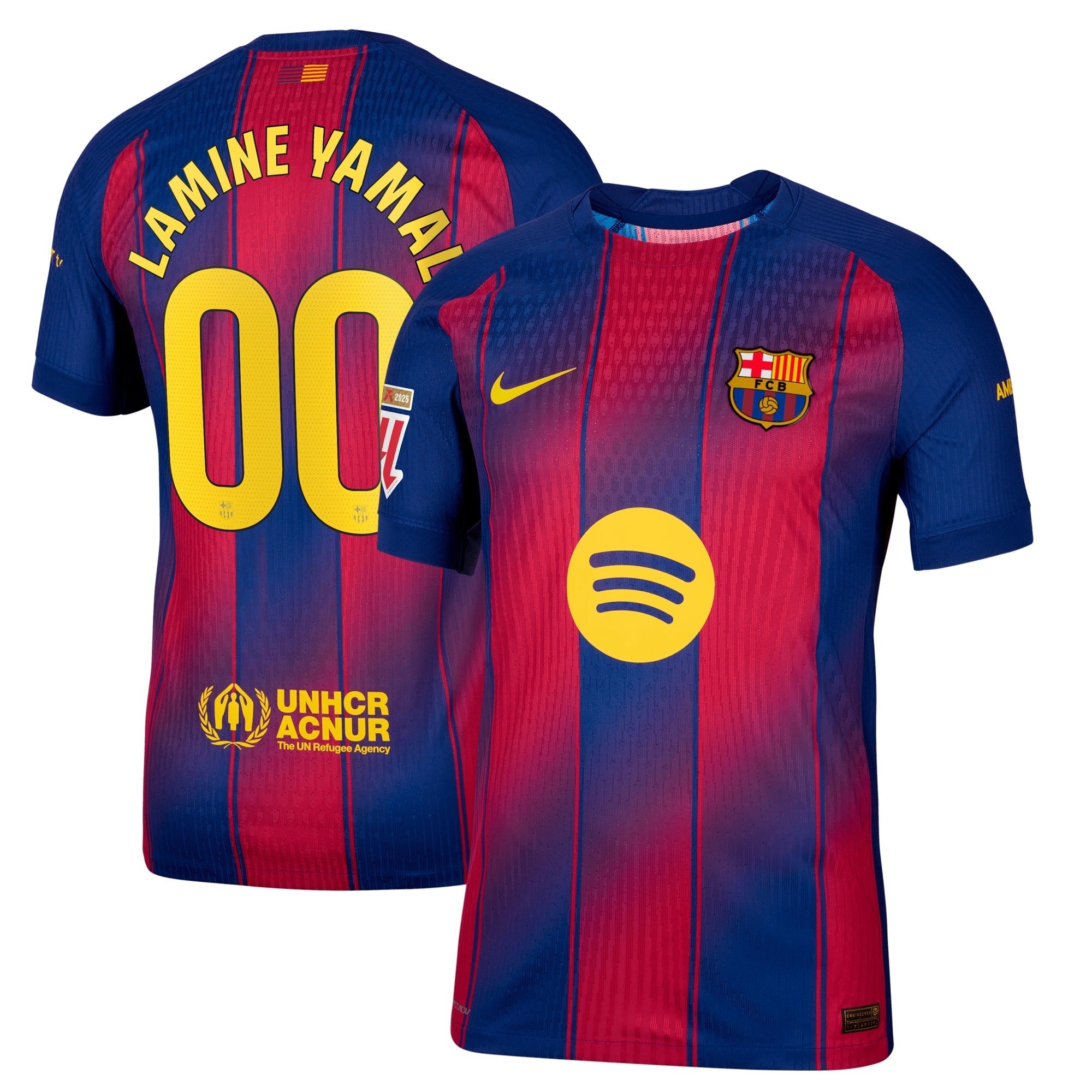 Lamine Yamal Barcelona teams 2025/26 Home Player Soccer Shirt - Blue