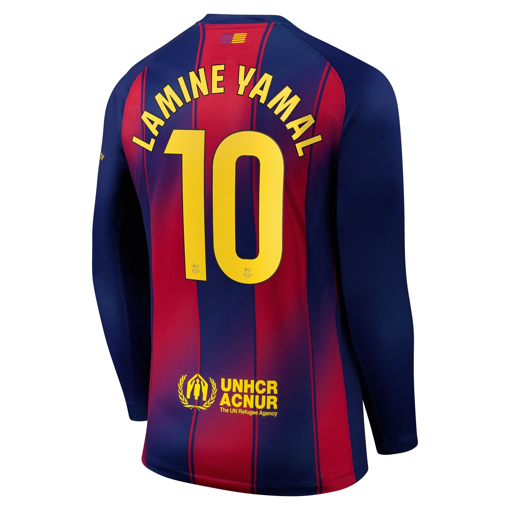 Lamine Yamal Barcelona teams 2025/26 Long Sleeve Player Soccer Shirt - Blue