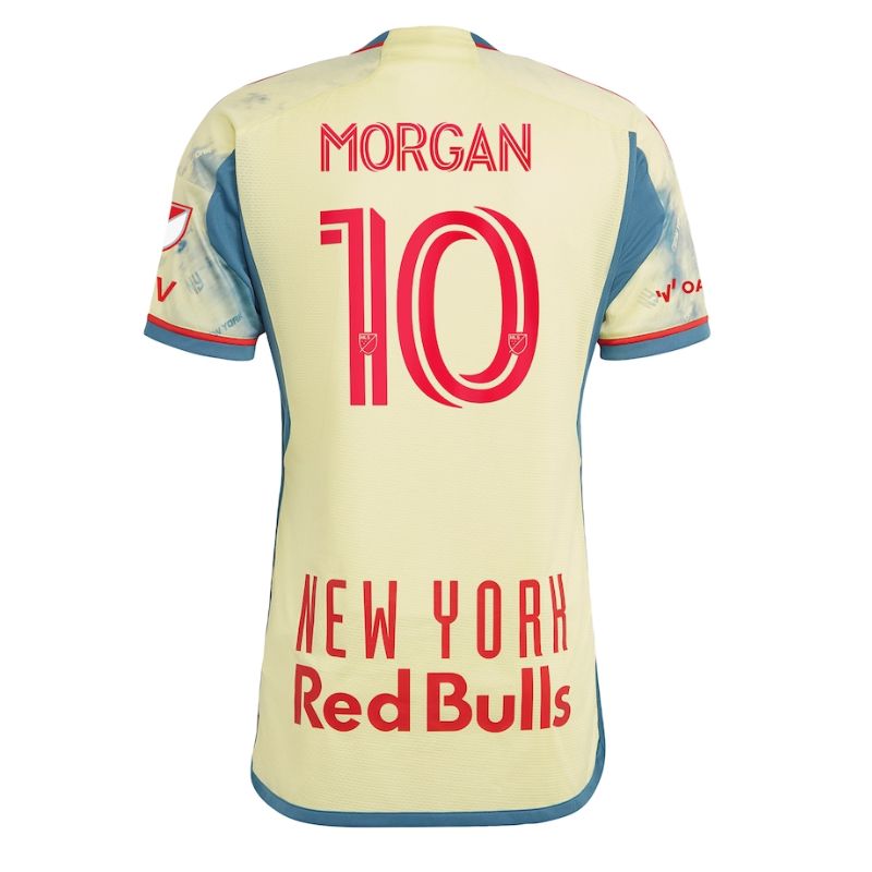 Lewis Morgan New York Red Bulls Unisex Shirt 2023/24 - Yellow - Jersey Teams World