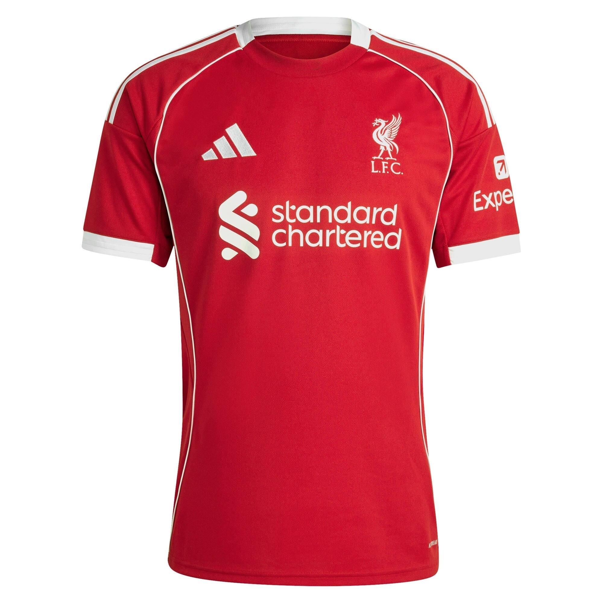 Liverpool adidas 2025/26 Mohamed Salah 11 Home Soccer Shirt - Red