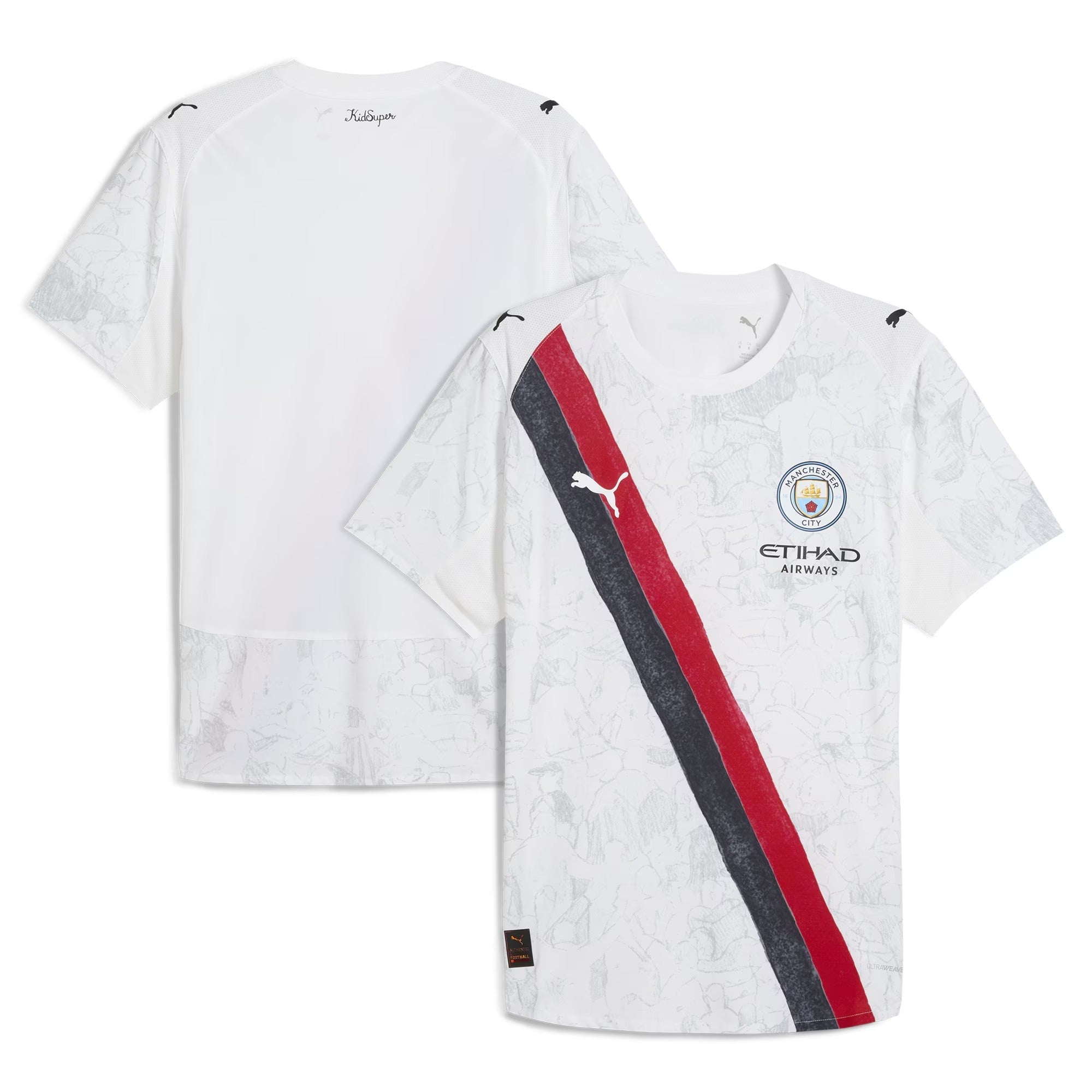 Manchester City Puma x KidSuper 2025 FIFA Club World Cup Soccer Shirt - White
