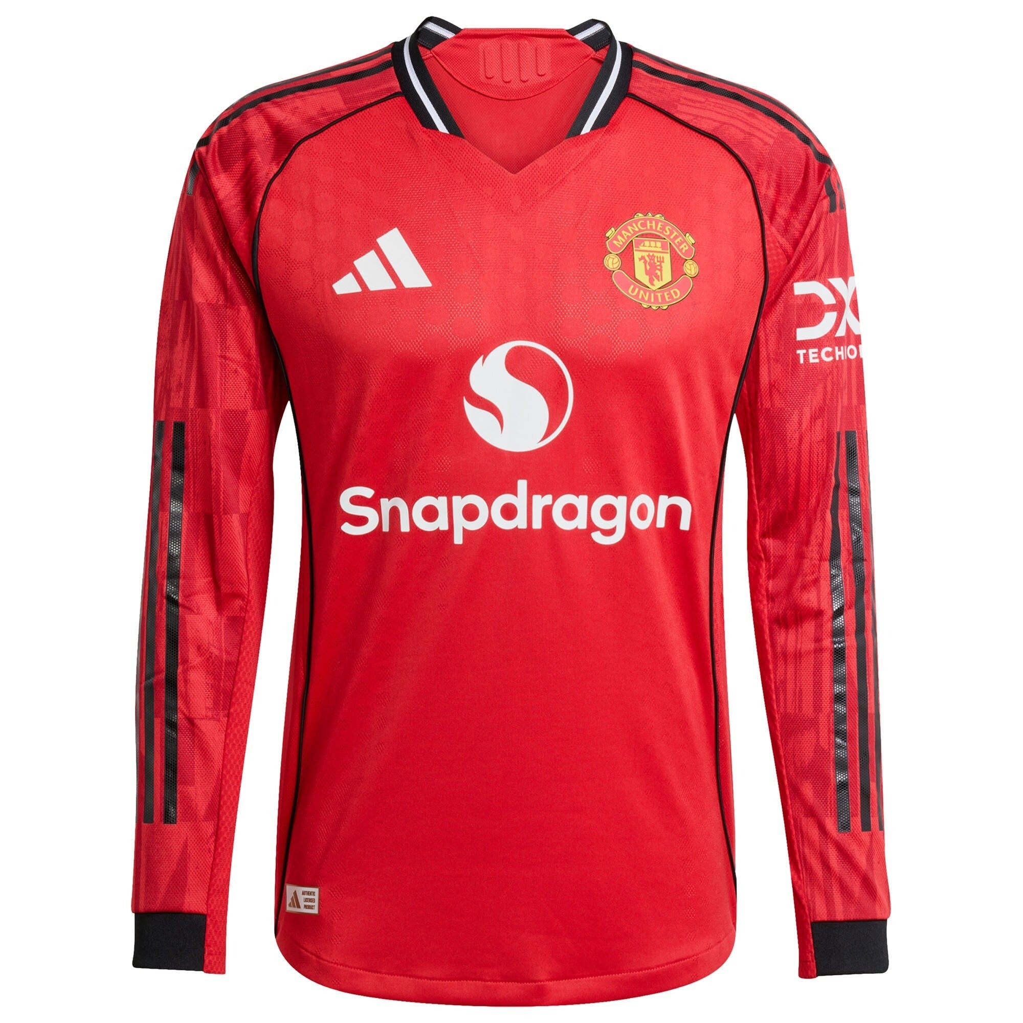 Manchester United adidas WSL Home Shirt 2025-26 - Long sleeve with Cristiano Ronaldo 7 printing Soccer Shirt