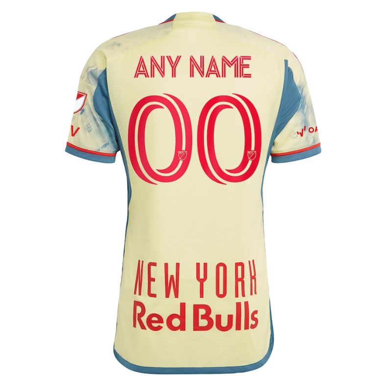 New York Red Bulls Unisex Shirt 2023/24 Custom Jersey - Yellow - Jersey Teams World