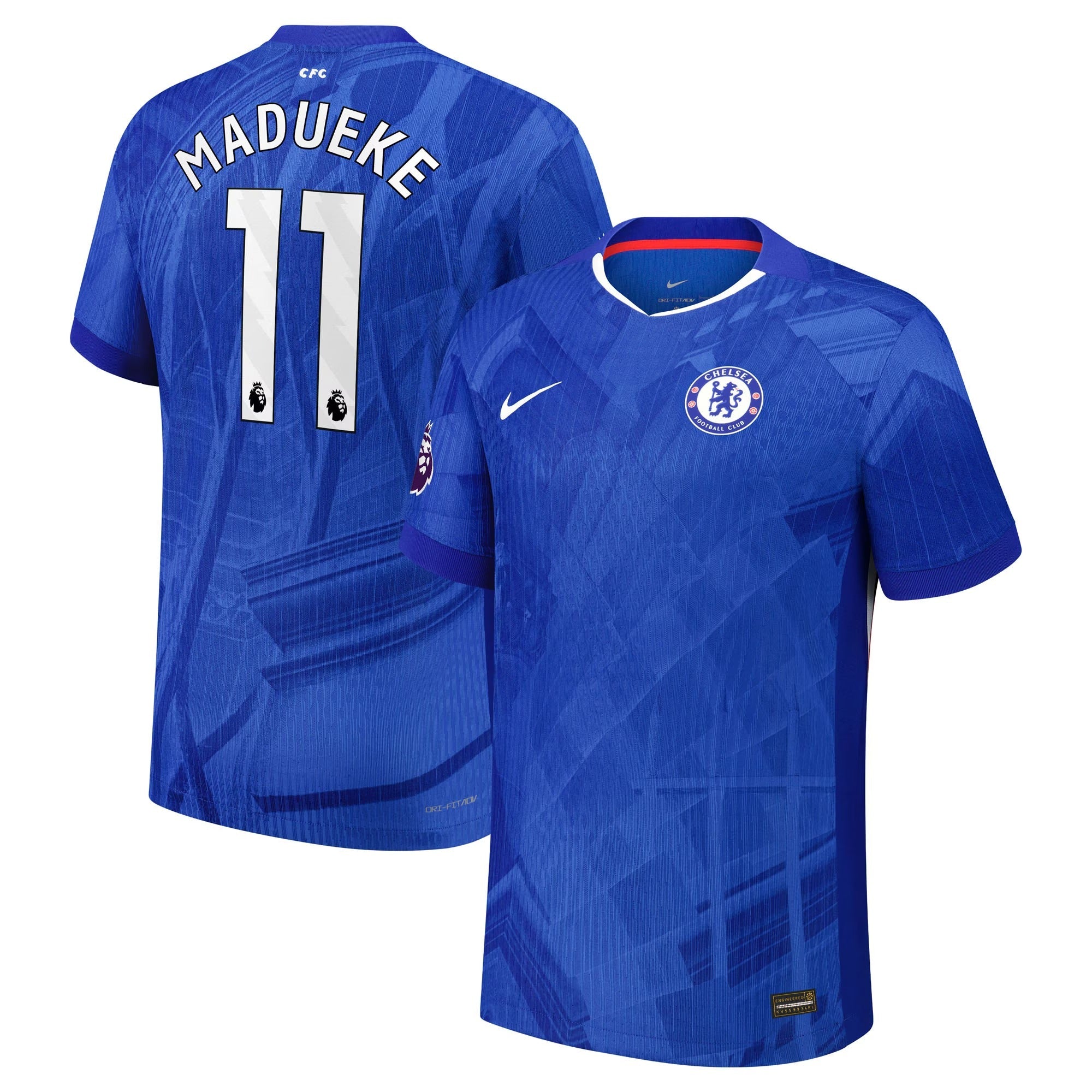 Noni Madueke Chelsea teams 2025/26 Home Player Soccer Shirt - Blue