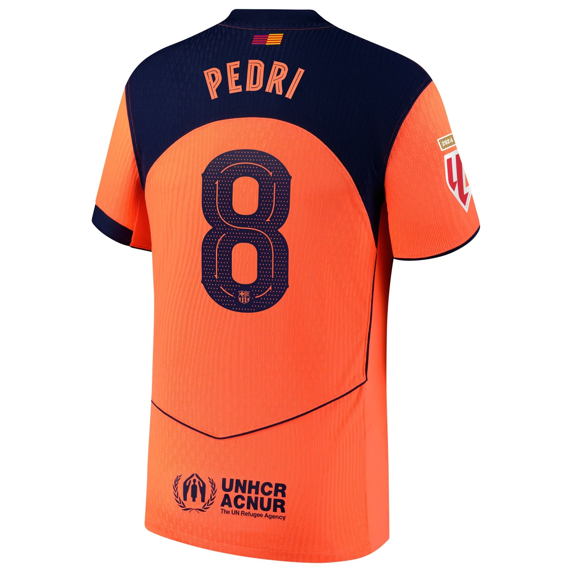 Pedri Barcelona teams 2025/26 Third Player Soccer Shirt - Orange