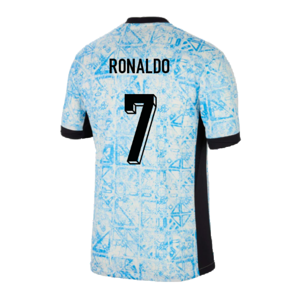 Portugal teams Away 2024-2025 Ronaldo 7 Authentic Soccer Shirt