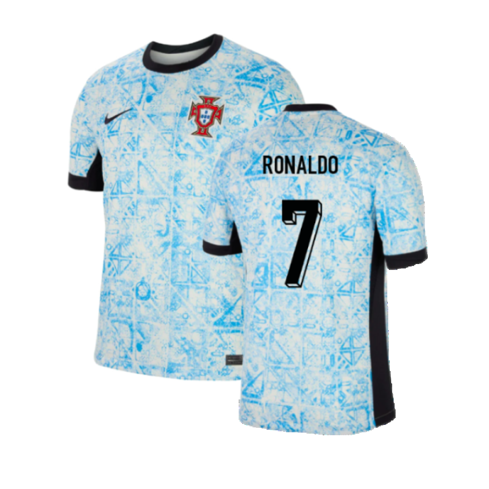 Portugal teams Away 2024-2025 Ronaldo 7 Authentic Soccer Shirt