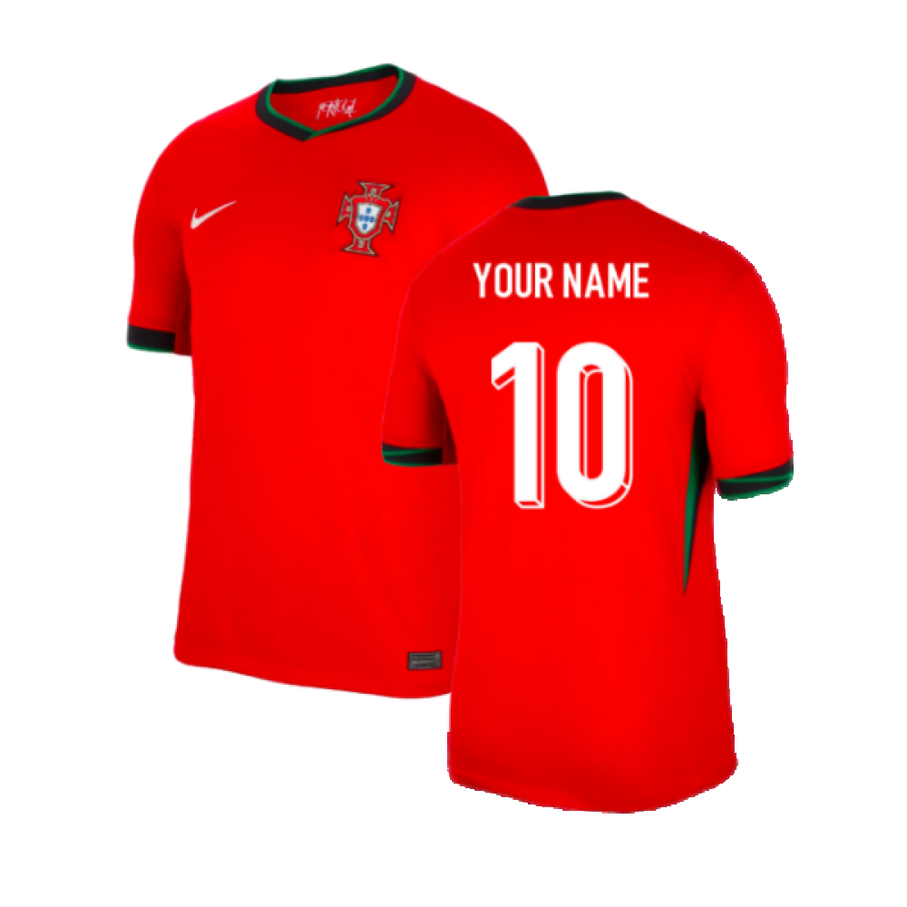 Portugal teams Home 2024-2025 Custom Soccer Shirt - Red