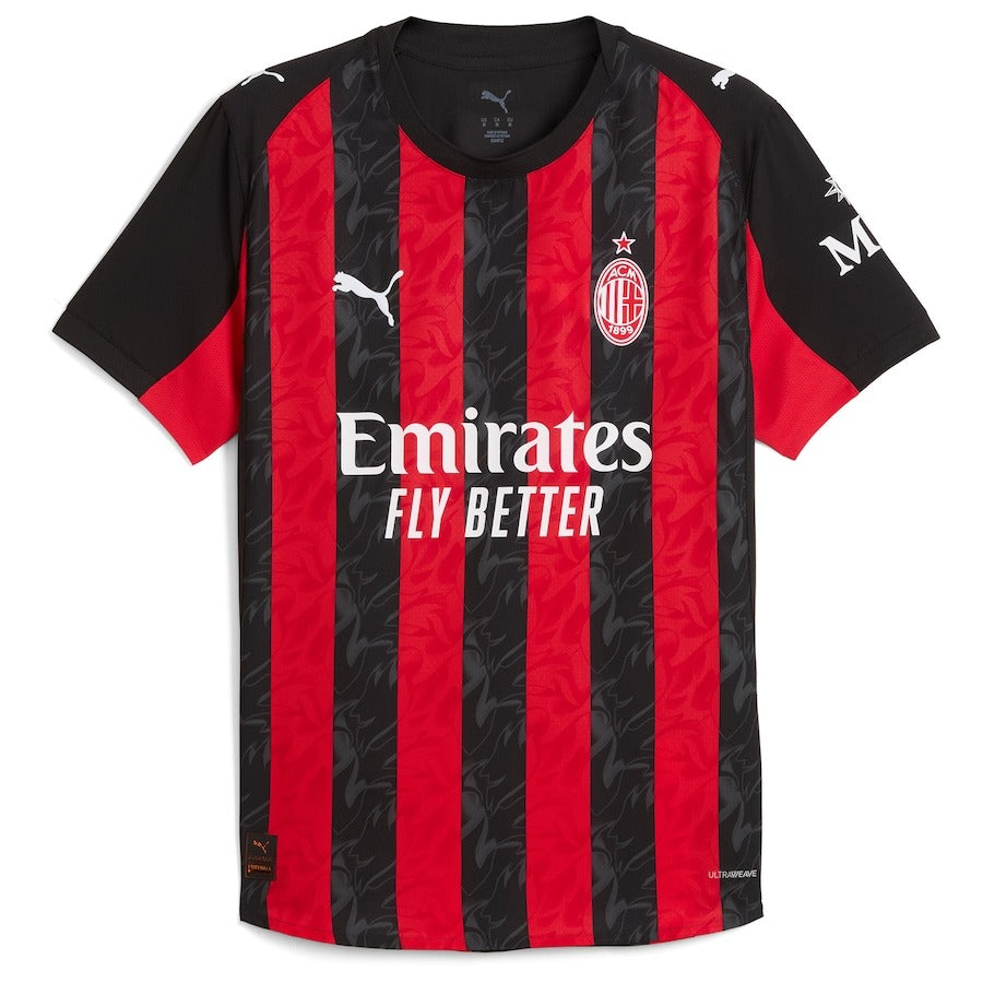Rafael Leão AC Milan Puma 2025/26 Home Player Soccer Shirt - Red