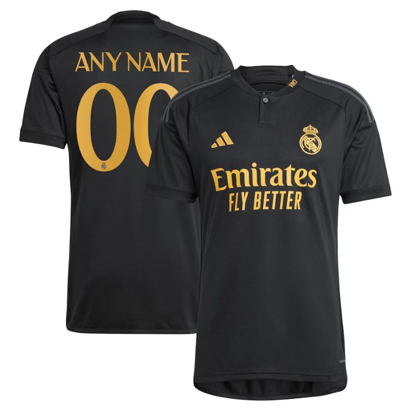 Real Madrid 2023/24 Third Custom Shirt - Black