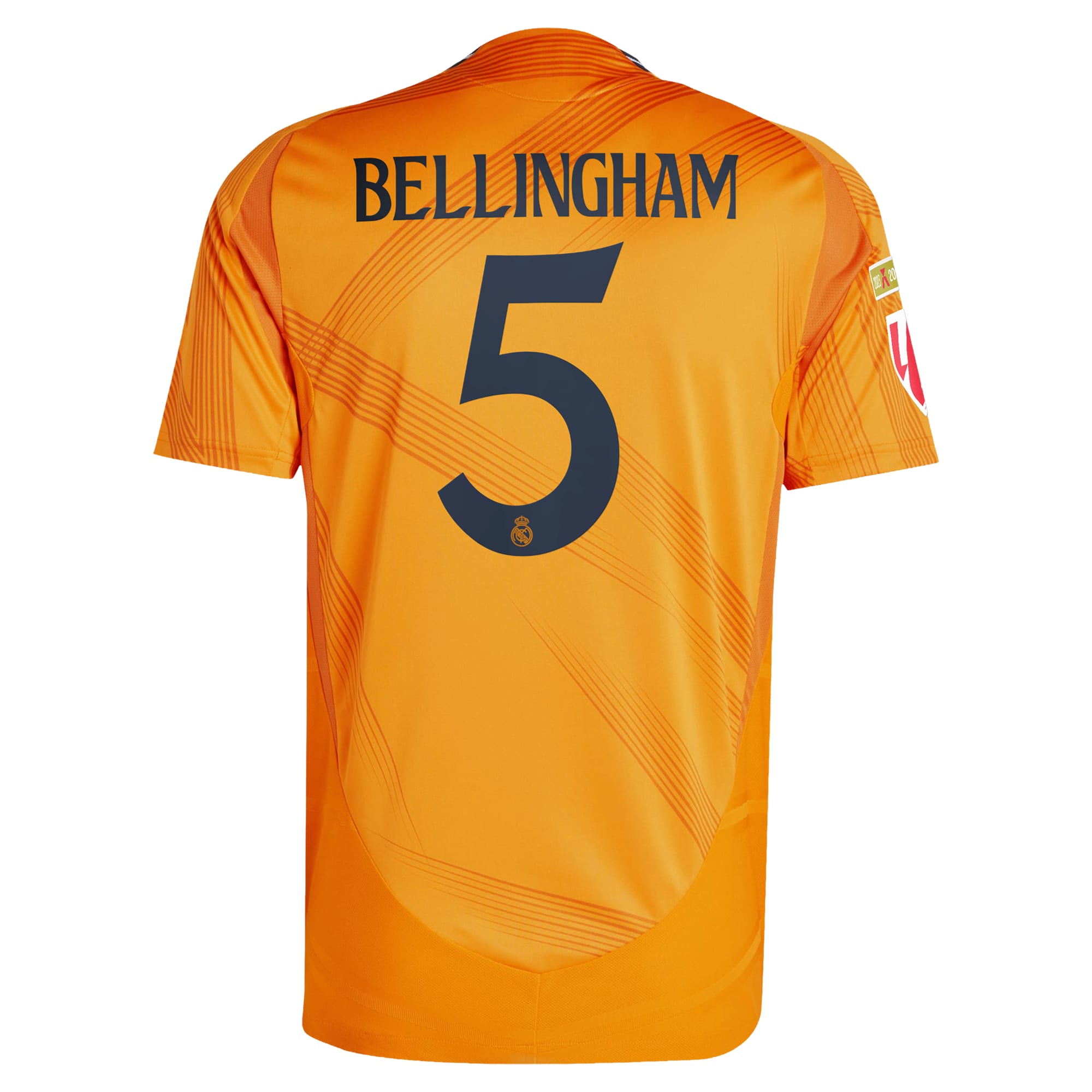 Real Madrid 2024/25 Away Jude Bellingham Shirt - Orange