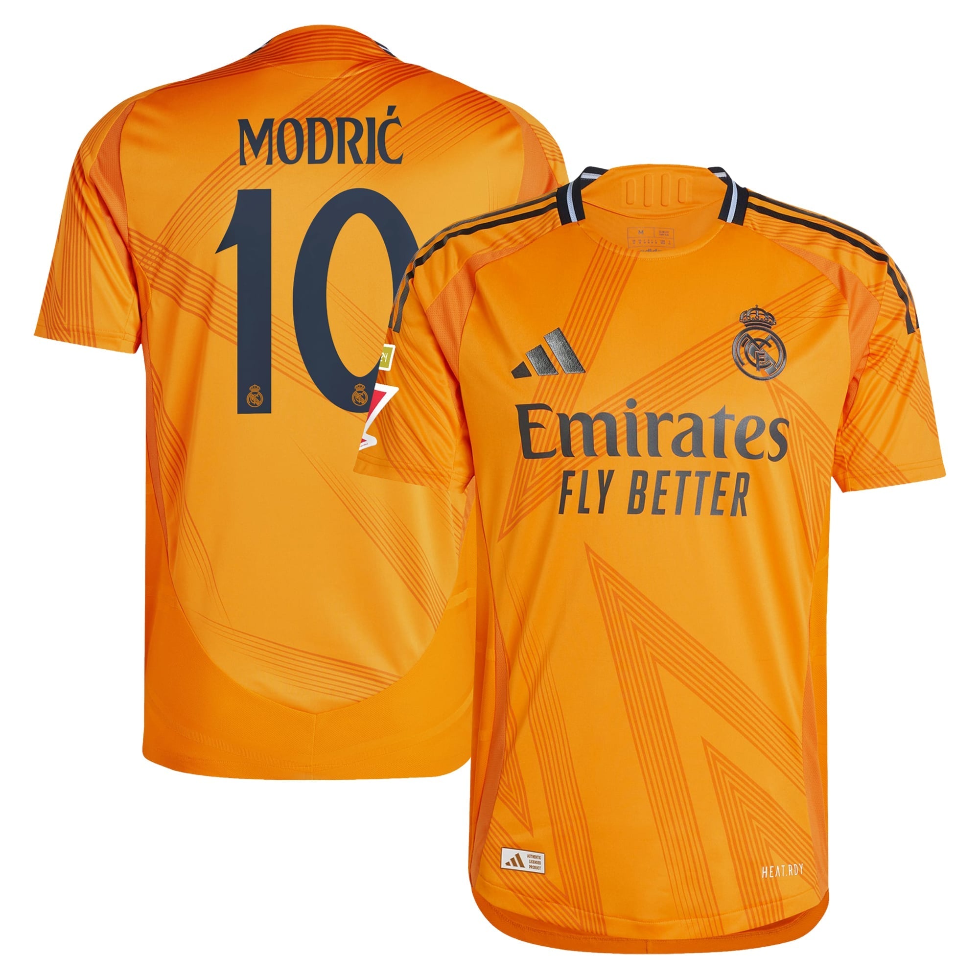 Real Madrid 2024/25 Away Luka Modric 10 Shirt - Orange