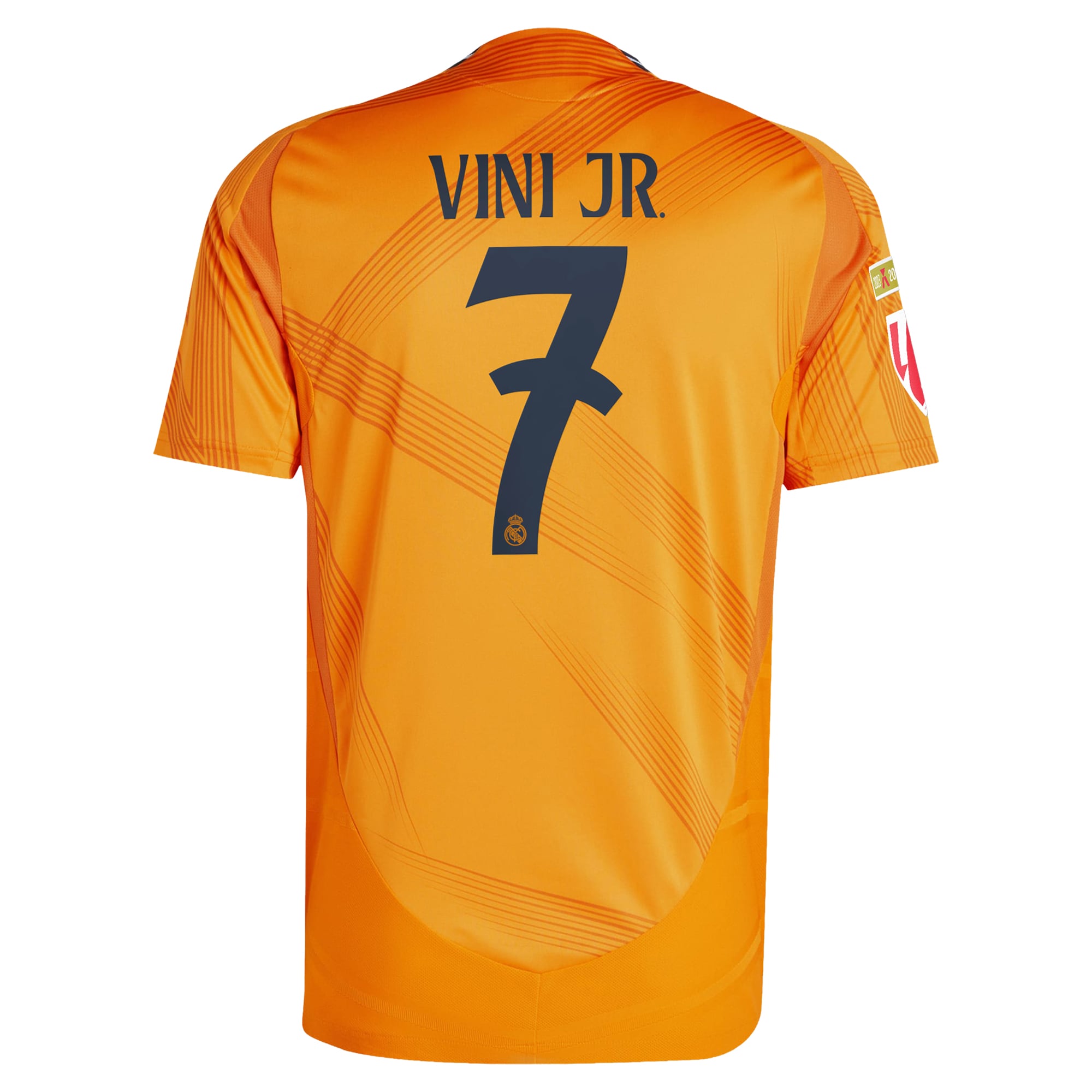 Real Madrid 2024/25 Away Vini Jr. Shirt - Orange