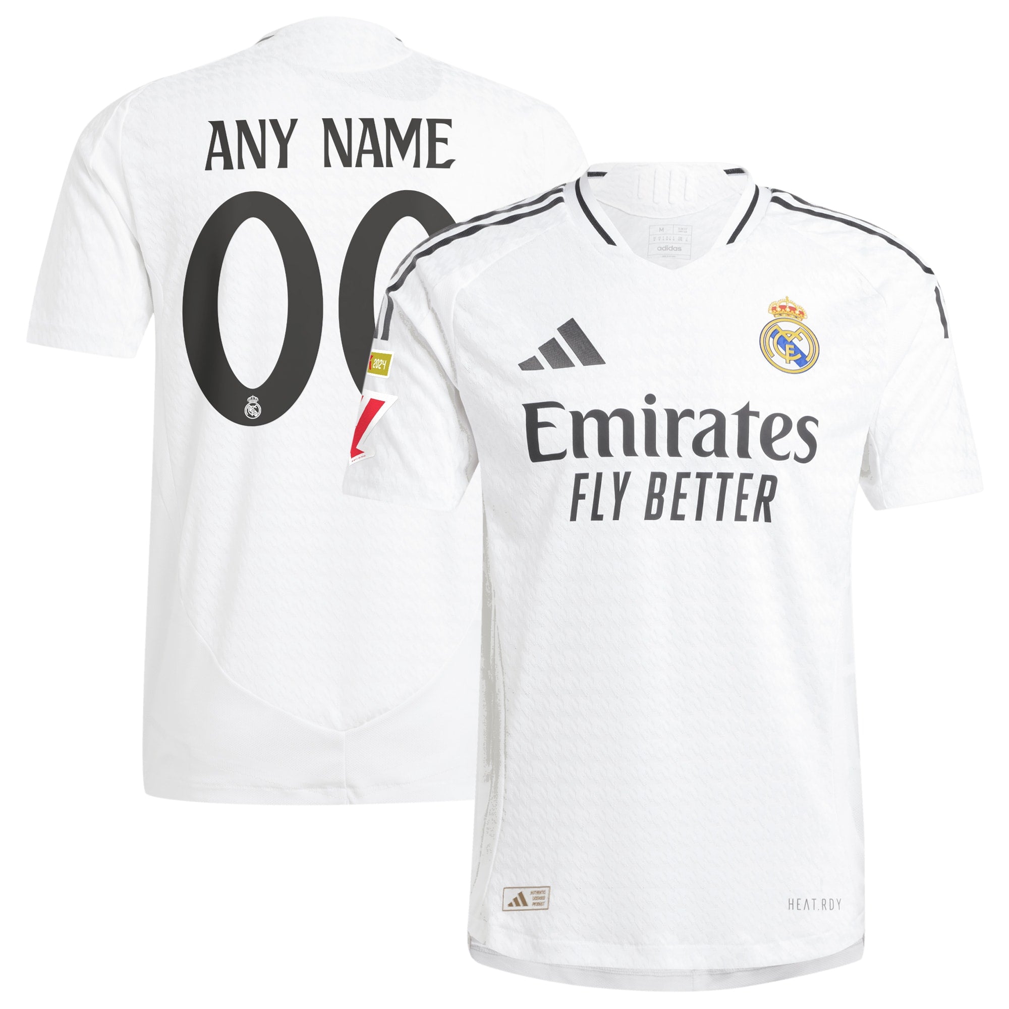 Real Madrid 2024/25 Home Shirt Custom Shirt - White