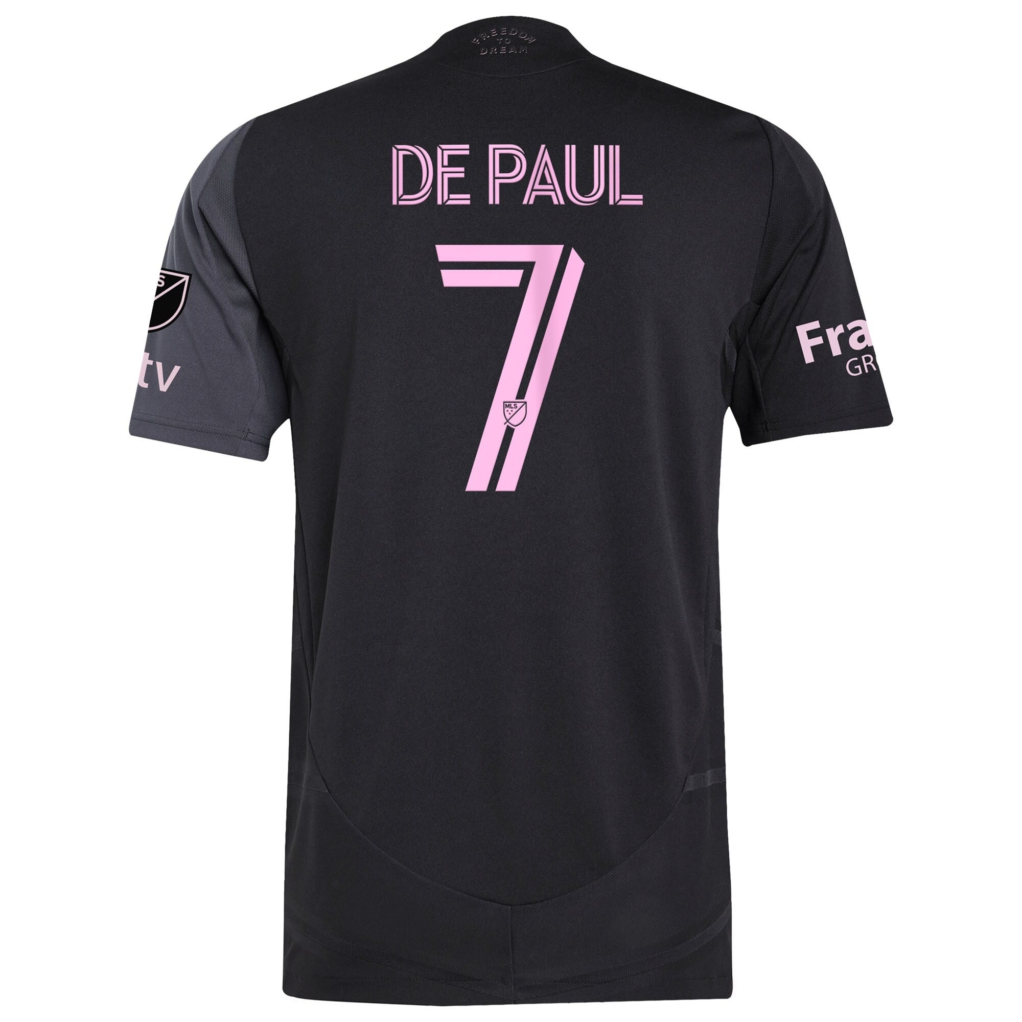 Rodrigo De Paul Inter Miami CF adidas 2025 The Fortitude Kit Player Soccer Shirt - Black