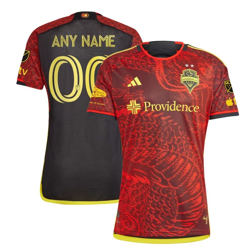 Seattle Sounders FC Unisex Shirt 2023 Custom Jersey - Red - Jersey Teams World