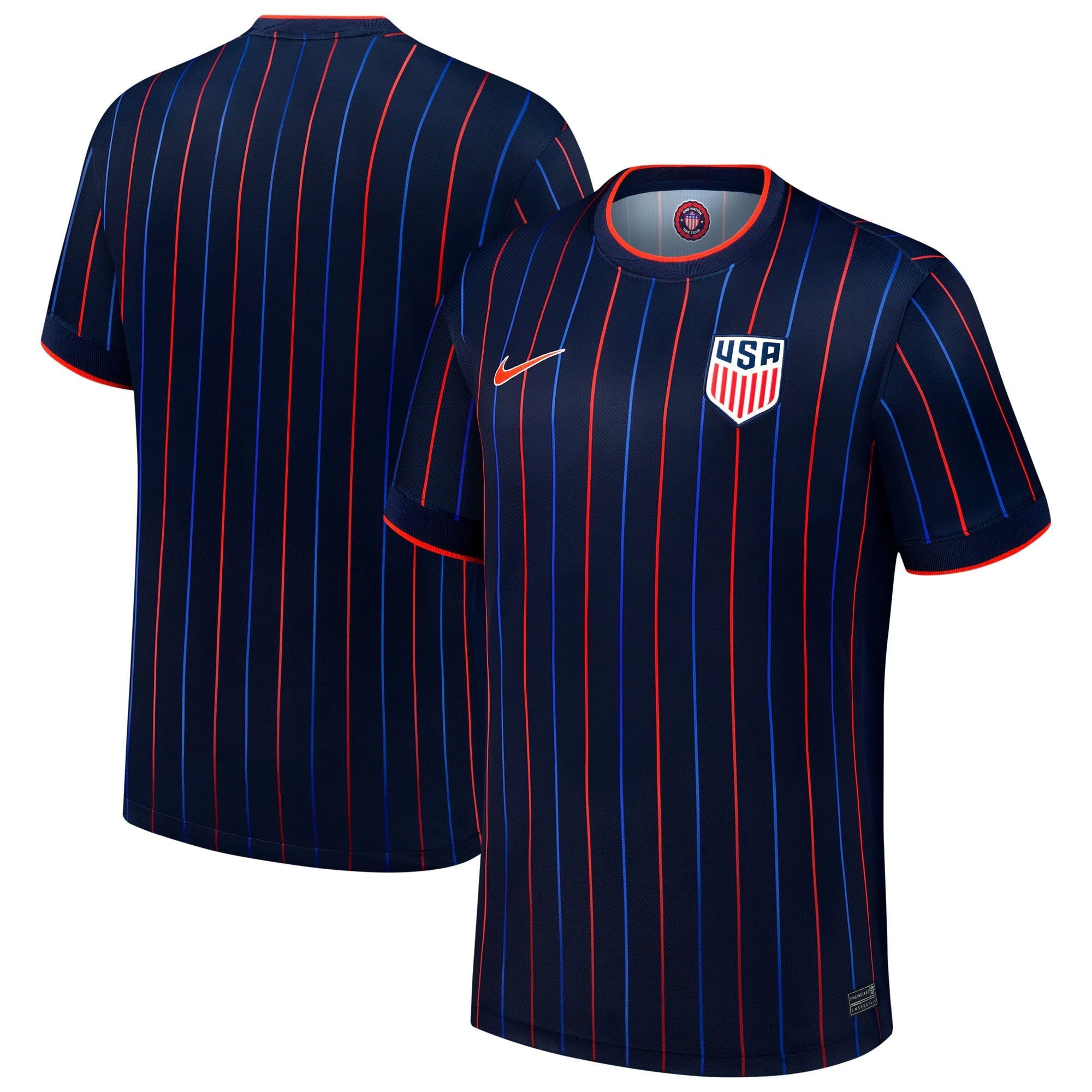 USMNT 2025 Away Custom Soccer Shirt - Navy