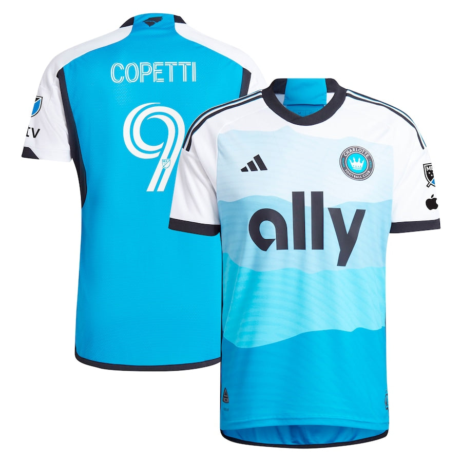 Enzo Copetti Charlotte FC 2024 The Carolina Kit: Explore Player Shirt - Blue